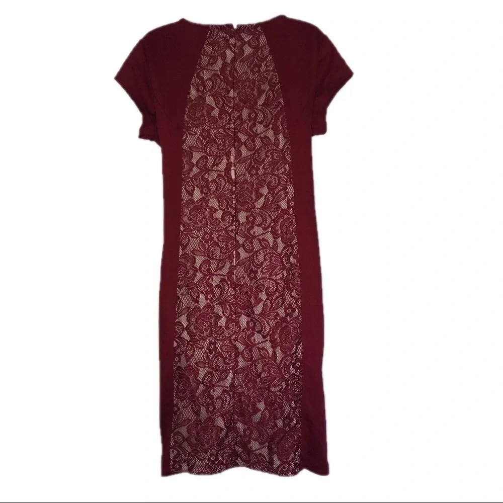 Signature Collection Stretch Lace Dress L 14 16 - Picture 8 of 8